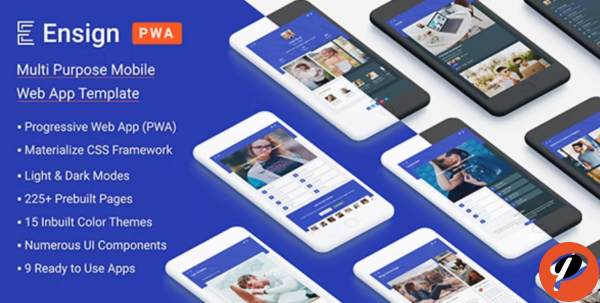 Ensign Multi Purpose PWA Mobile App Template