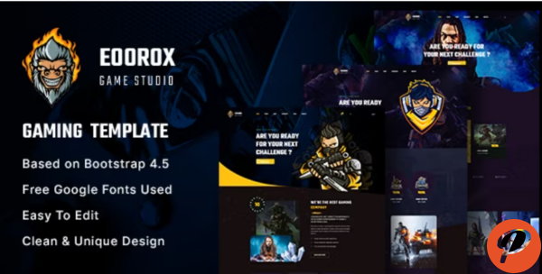Eoorox Gaming and eSports HTML5 Template