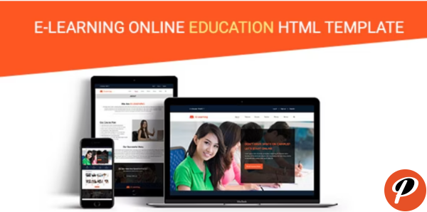 E LEARNING Online Education Bootstrap HTML Template