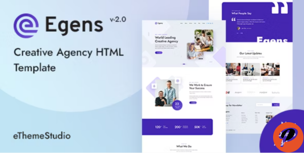 Egens Creative Agency HTML Template