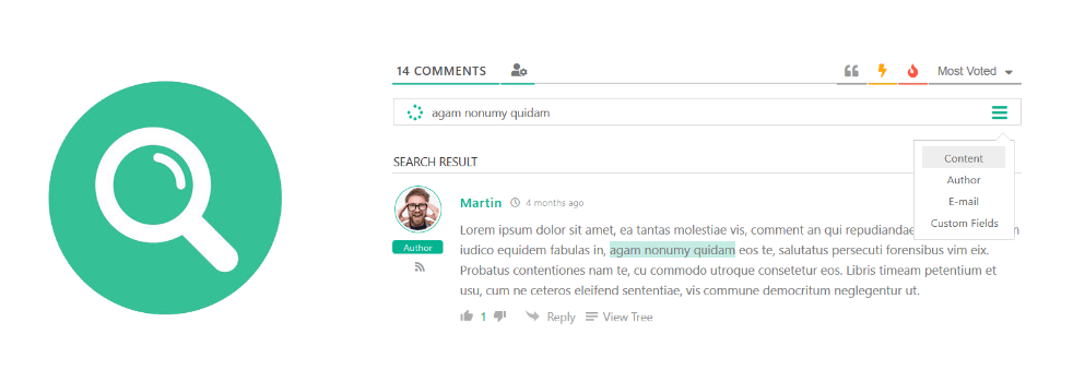 wpDiscuz – Comment Search 1