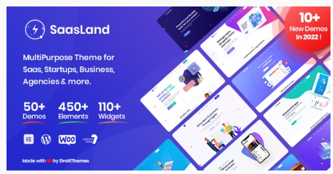 SaasLand – MultiPurpose Theme for Startup