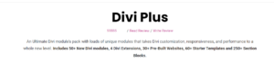 Divi Plus – The Ultimate Module Pack