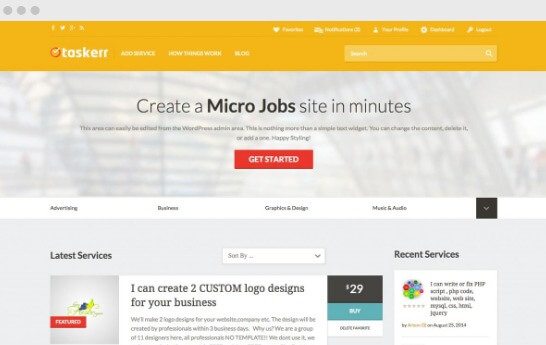 WordPress Micro Jobs Theme