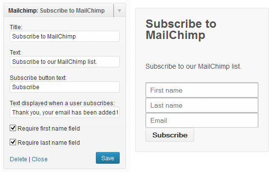 1572540629 mailchimp integration 1300 widget