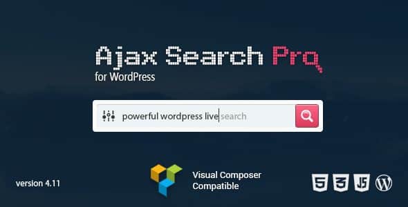 Ajax Search Pro for WordPress v4.11.4 Live Search Plugin