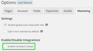 enable constant contact