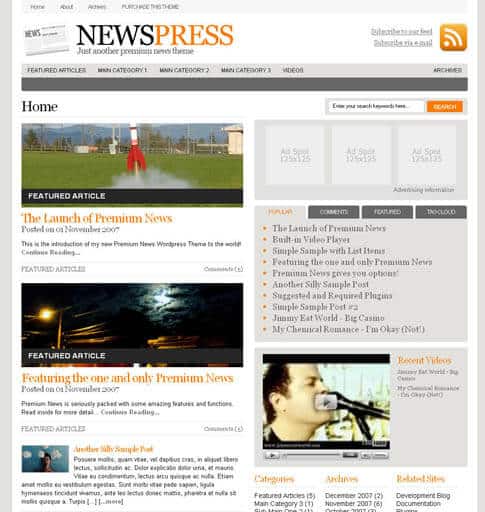 newspress theme