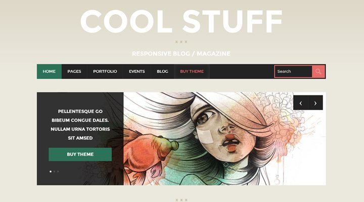 cool stuff blog magazine wordpress theme