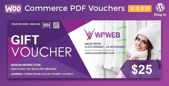 wooCommerce pdf vouchers banner