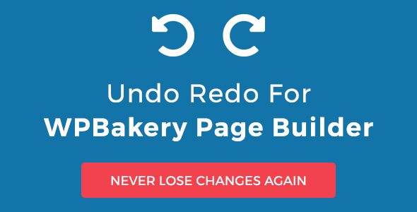 Undo Redo for WPBakery Page Builder WordPress Plugin Free