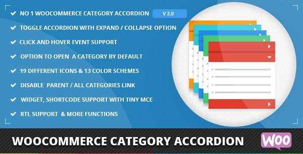 woocommerce category accordion