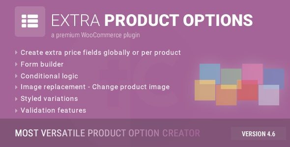 WooCommerce Extra Product Options WordPress Plugin Free