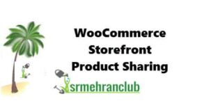 WooCommerce Storefront Product Sharing