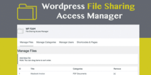 Wordpress File Sharing Plugin