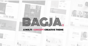 Bagja Responsive Multi Concept One Page Portfo