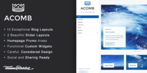 Acomb Responsive Blogging WordPress Theme