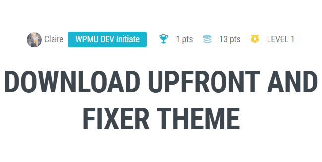 WPMU DEV Fixer WordPress Theme