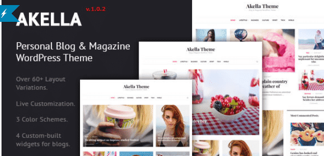 Akella Personal Blog And Magazine WordPress Theme