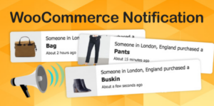 WooCommerce Notification Boost Your Sales Live Feed Sales Recent Sales Popup Upsells