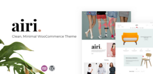 Airi Clean Minimal WooCommerce Theme