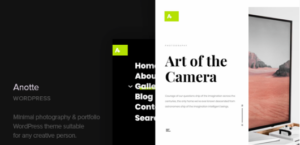 Anotte Horizontal Photography WordPress Theme