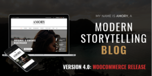 Amory Blog A Responsive WordPress Blog Theme