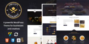 La Boom Food Restaurant Bistro WordPress Theme