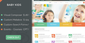 Baby Kids School WordPress Theme