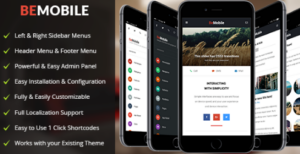 Be Mobile Mobile WordPress Theme WooCommerce