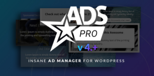 Ads Pro Plugin Multi Purpose WordPress Advertising Manager