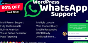 WordPress WhatsApp Support