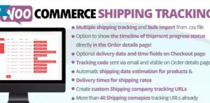 WooCommerce Shipping Tracking