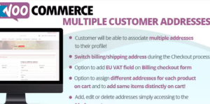 WooCommerce Multiple Customer Addresses