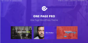 One Page Pro Multi Purpose OnePage WordPress Theme