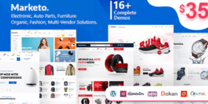 Marketo eCommerce Multivendor Marketplace Woocommerce WordPress Theme