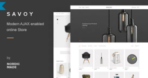 Savoy Minimalist AJAX WooCommerce Theme