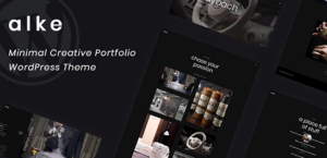 Alke Minimal Creative Portfolio WordPress Theme 1