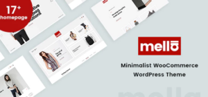 Mella Minimalist Ajax WooCommerce WordPress Theme