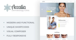 Accalia Dermatology Clinic WordPress Theme