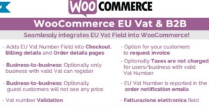 WooCommerce Eu Vat B2B