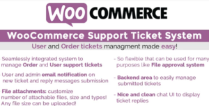 WooCommerce Support Ticket System