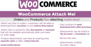 WooCommerce Attach Me