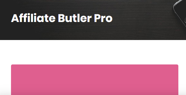 Affiliate Butler Pro