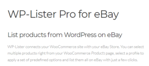 WP Lister Pro for eBay