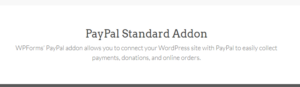 WPForms PayPal Standard Addon