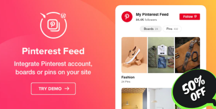 Elfsight Pinterest Feed