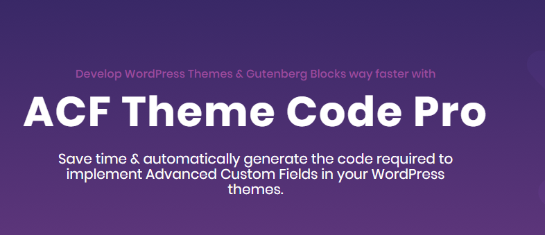 Advanced Custom Fields Theme Code Pro