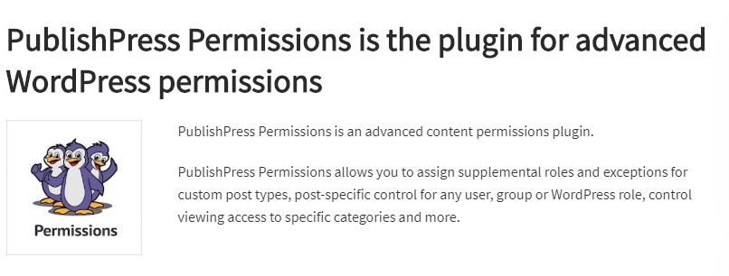 PublishPress – Permissions