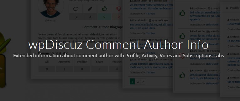 WpDiscuz – Comment Author Info